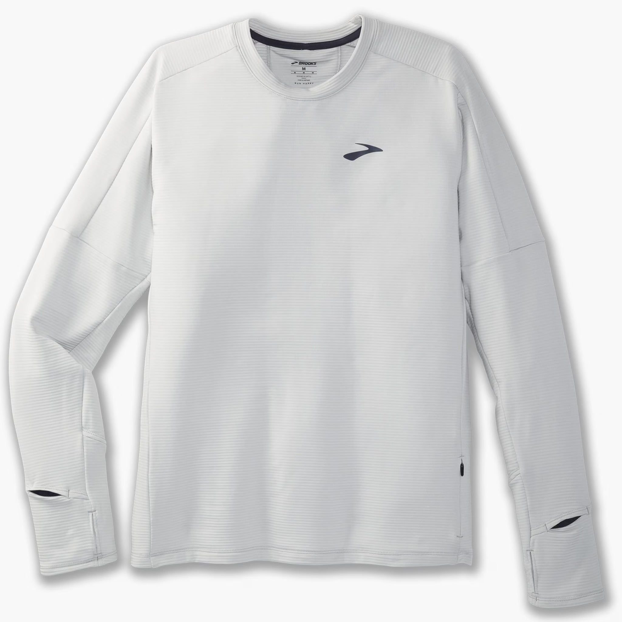 Brooks Brooks Men's Notch Thermal 2.0 White Running Top - 4