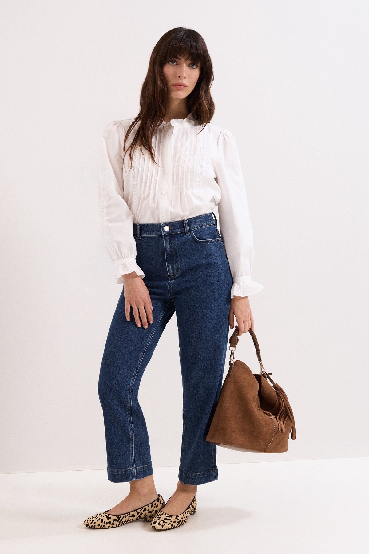 Phase Eight Phase Eight Women's Lexi Mid Wash Jean in Dark Indigo - 3