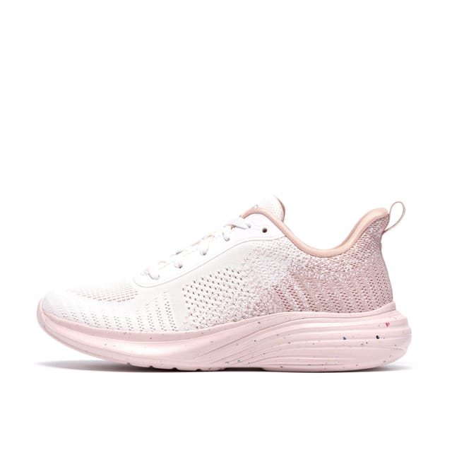 Clarks Clarks Women's Izza Knit Light Pink Combination Trainers - 2