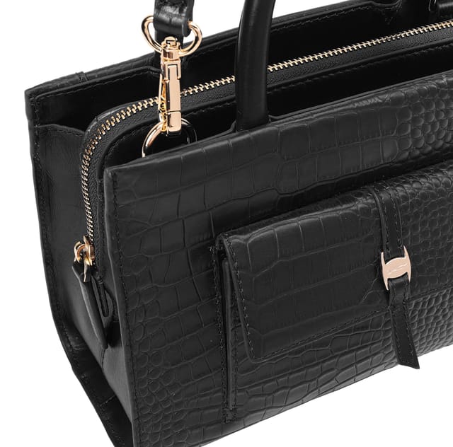 Paul Costelloe Paul Costelloe Women's Gracie Leather Multi Way Bag in Black - 3