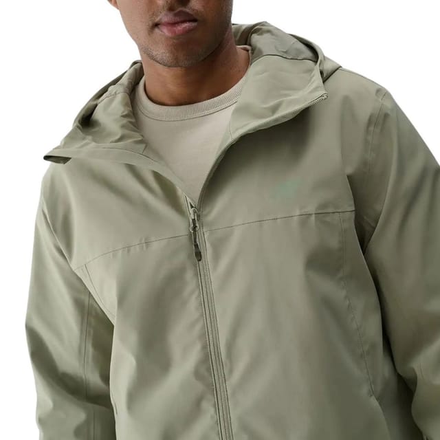 4F 4F Men's WSS25TTJAM703 Waterproof Jacket in Green - 3