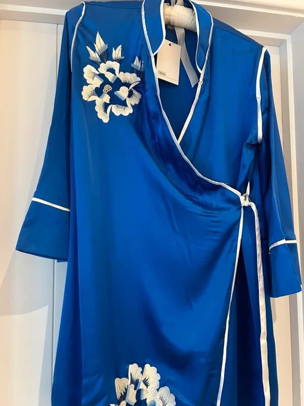 ASOS ASOS silk wrap dress/cover