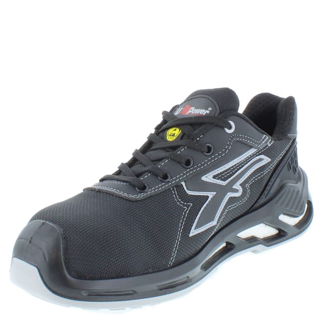 U-Power U-Power Men's Zorbi ESD S3S Lace-Up Safety Trainers in Black - 3
