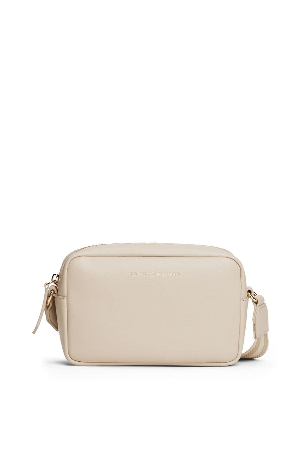 Tommy Hilfiger Tommy Hilfiger Women's Th Logo Tape Camera Bag Classic Beige