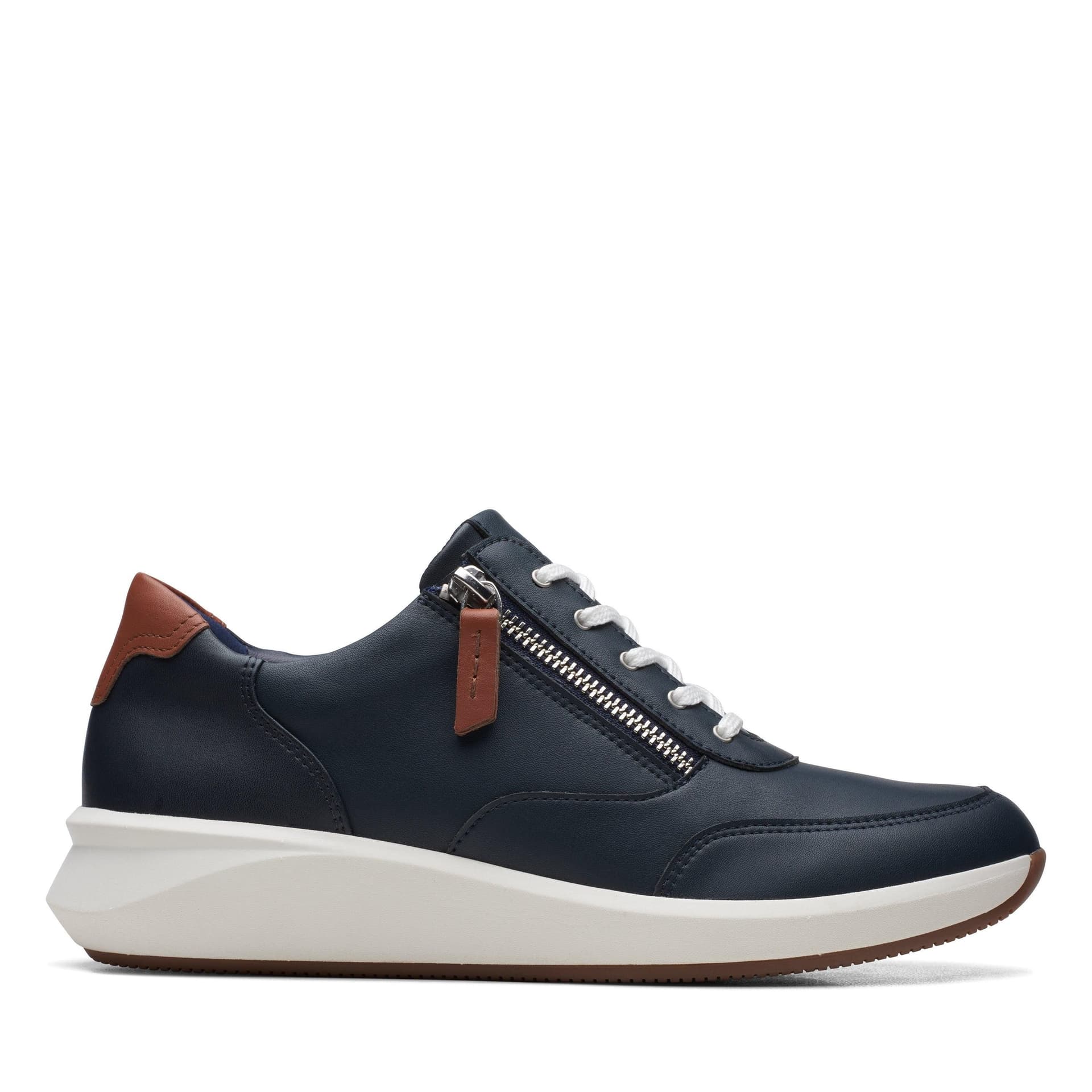 Clarks Clarks Women's Un Rio Zip Navy Combination Trainers in Blue