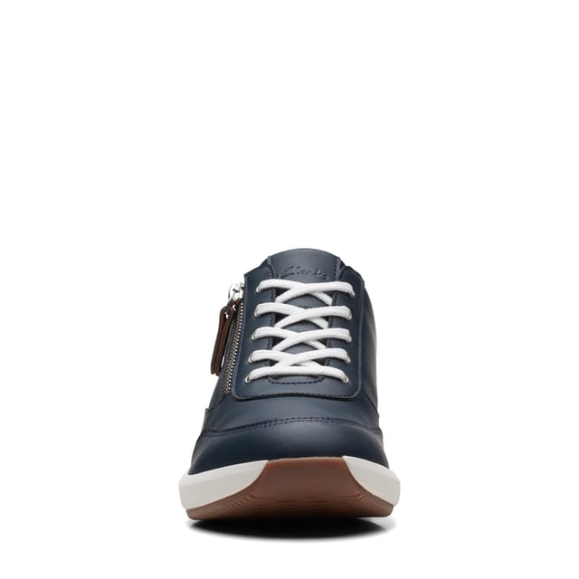 Clarks Clarks Women's Un Rio Zip Navy Combination Trainers in Blue - 3