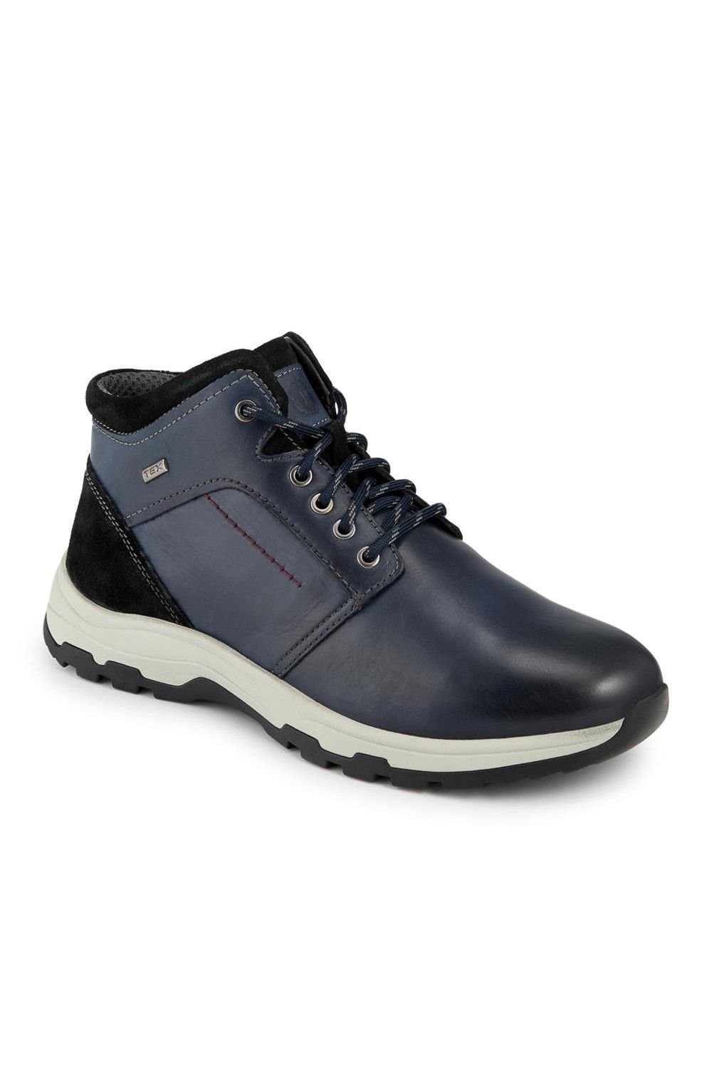 Easyfit Easyfit Men's Navy Extra Wide Lace-Up Boots