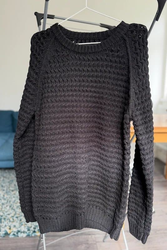 Bershka Bershka Black Knit Jumper - Mens - Medium