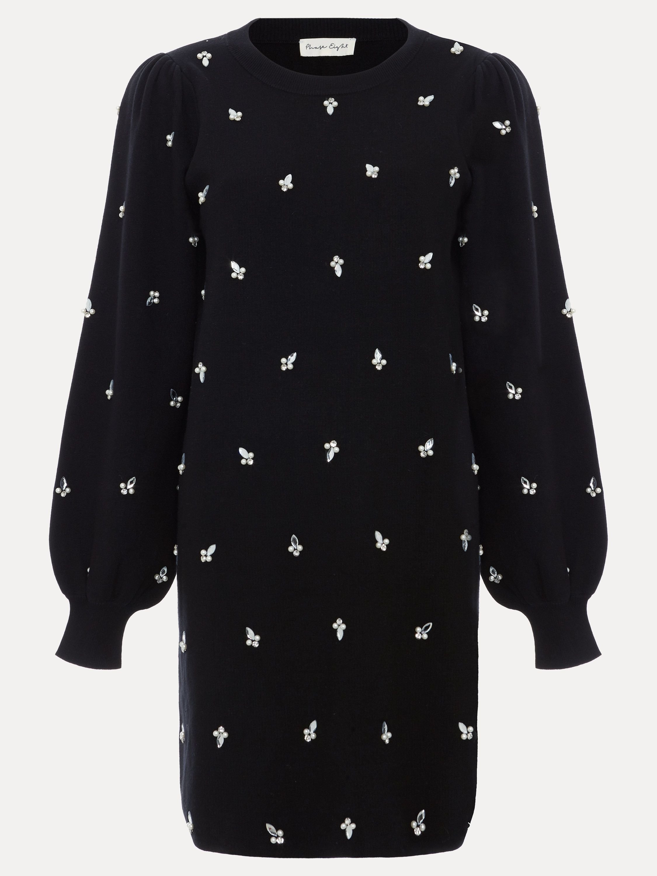 Phase Eight Phase Eight Women's Cindy Jewelled Dress in Black - 2