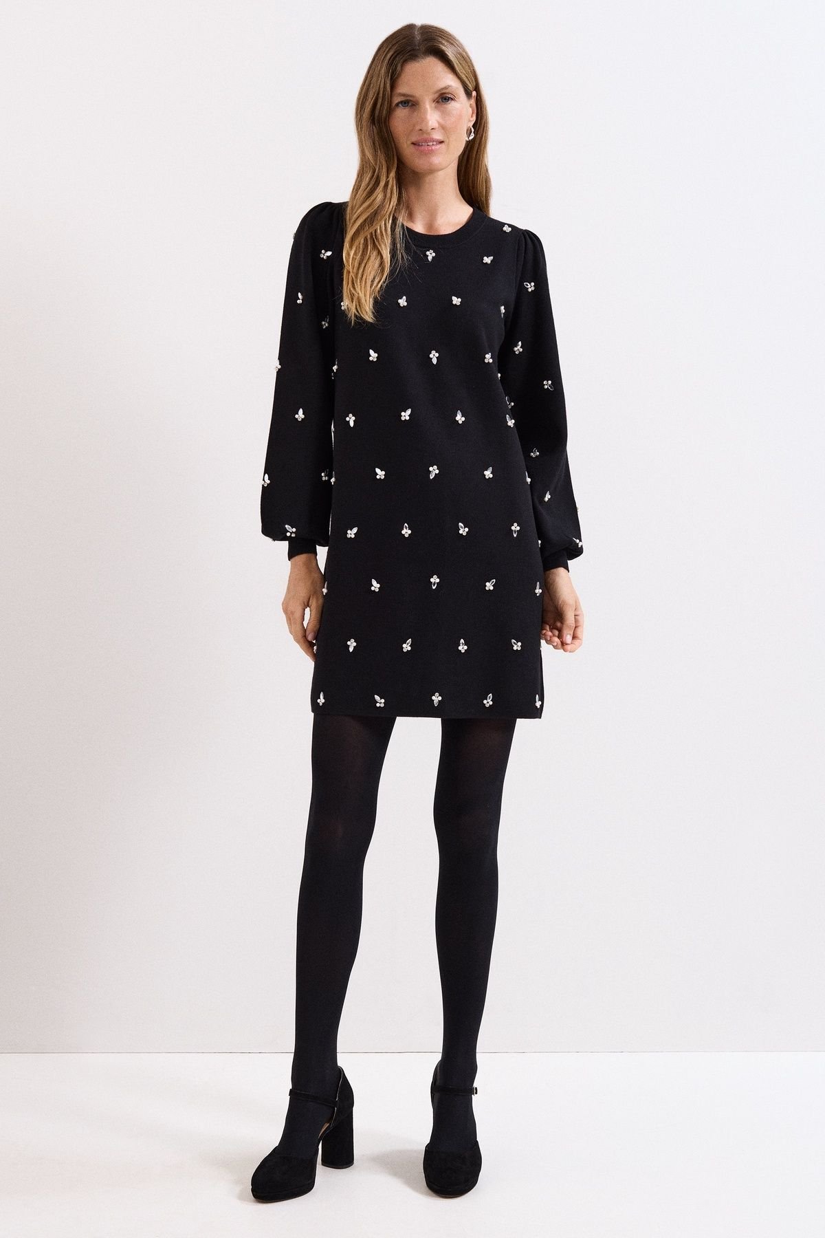 Phase Eight Phase Eight Women's Cindy Jewelled Dress in Black - 3