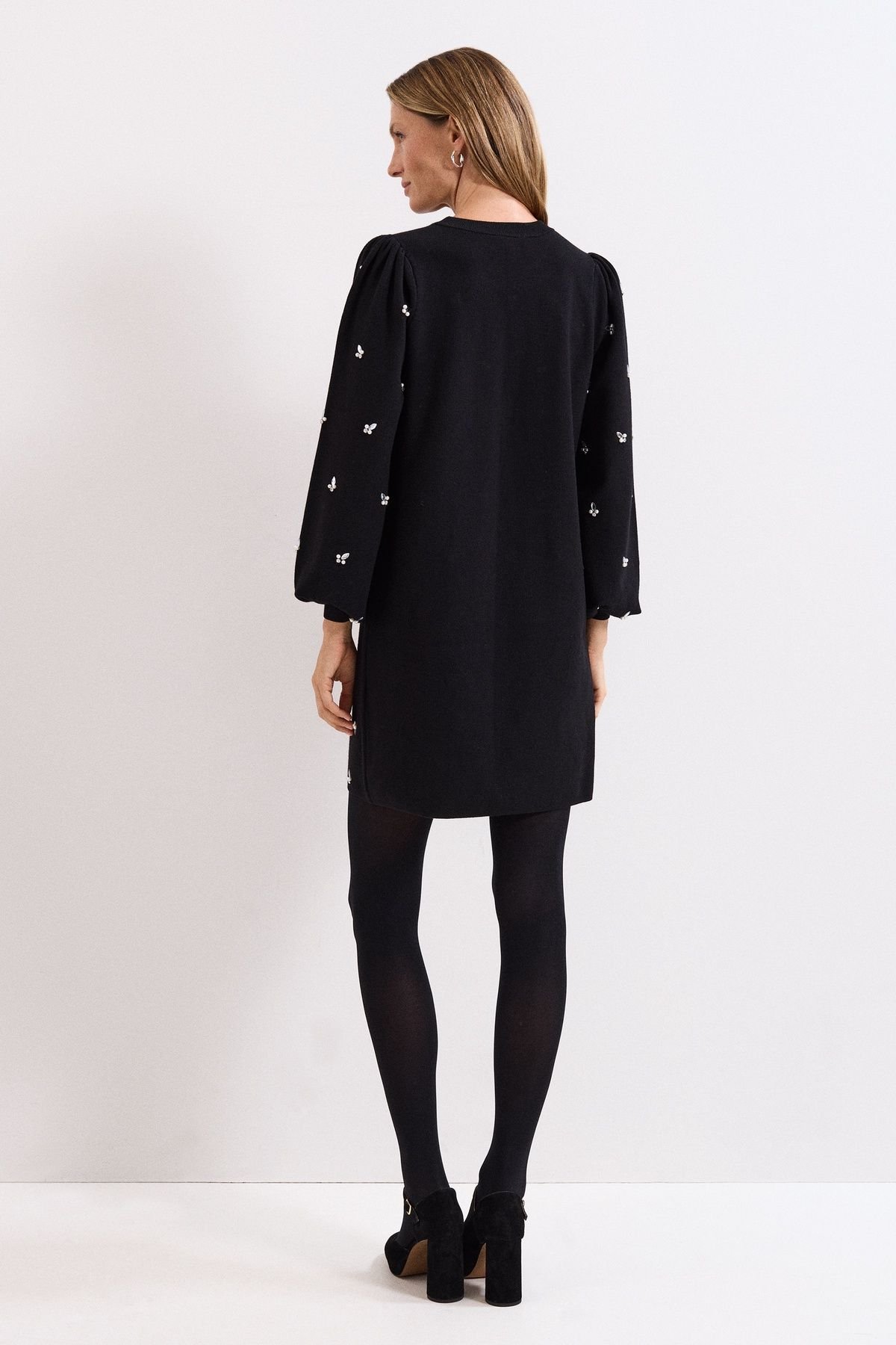 Phase Eight Phase Eight Women's Cindy Jewelled Dress in Black - 4