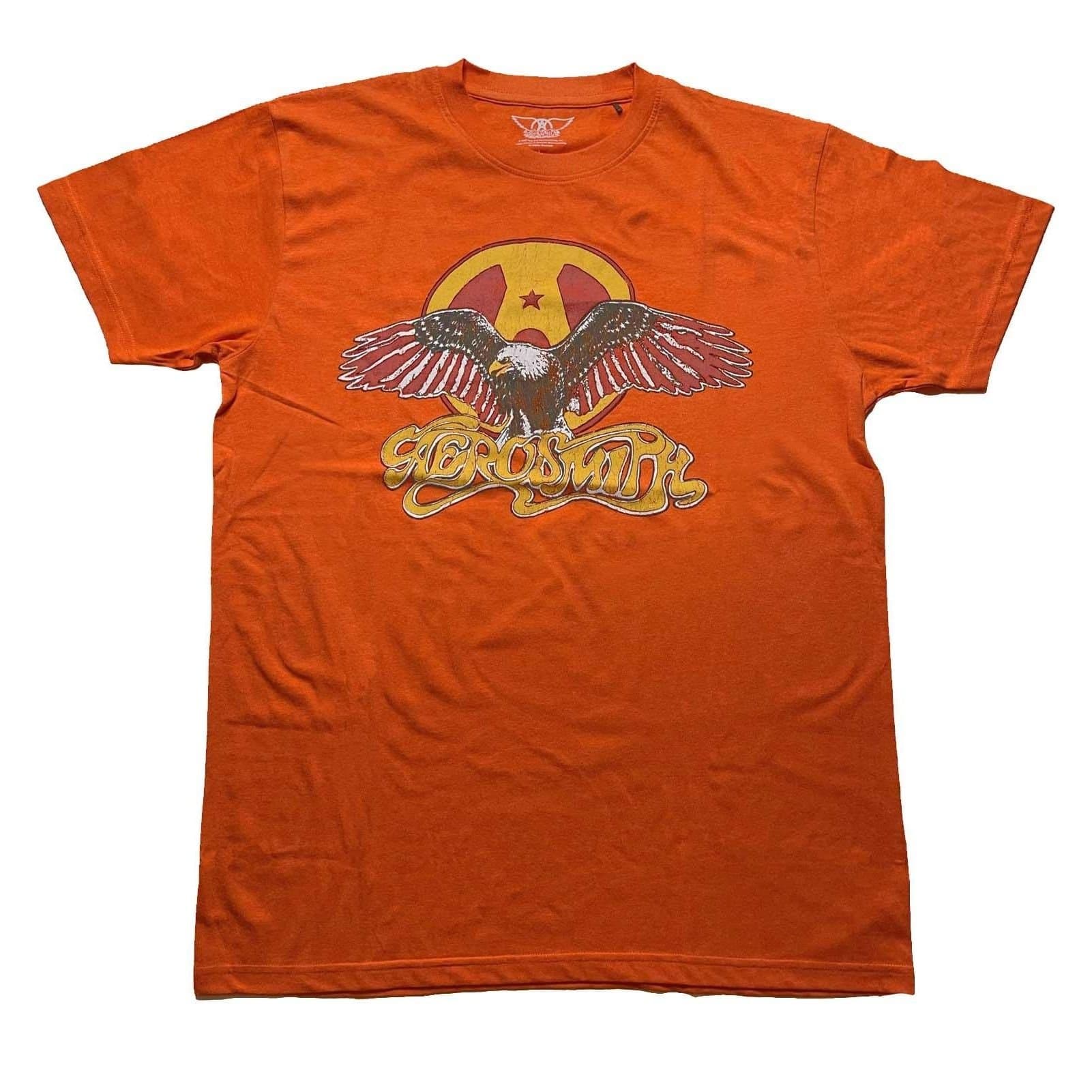 aerosmith Aerosmith Men's Eagle T-Shirt in Orange