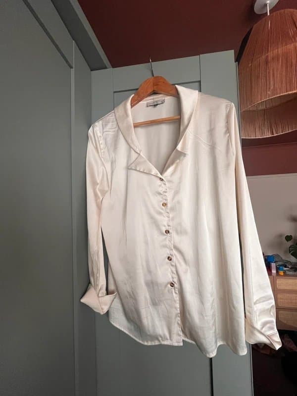 Never Fully Dressed Never Fully Dressed Silk Shirt Size 10