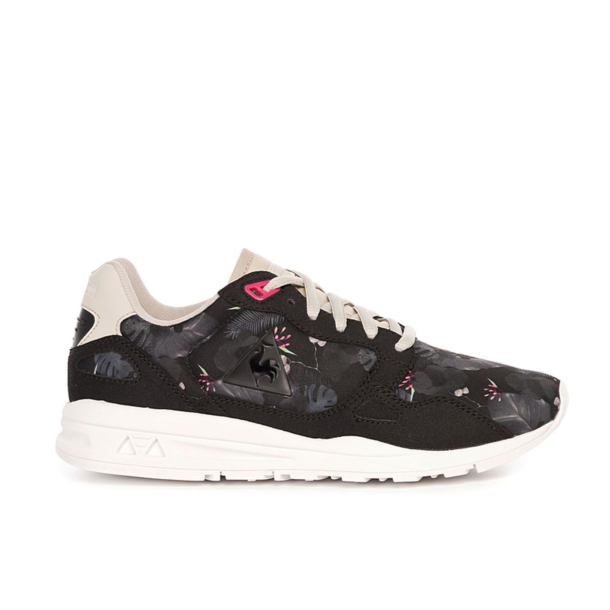 Le Coq Sportif Le Coq Sportif Women's R900 Winter Floral Lace-Up Black Synthetic Trainers - 2
