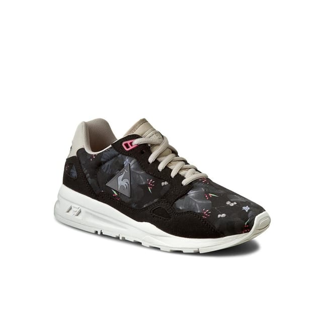 Le Coq Sportif Le Coq Sportif Women's R900 Winter Floral Lace-Up Black Synthetic Trainers - 2