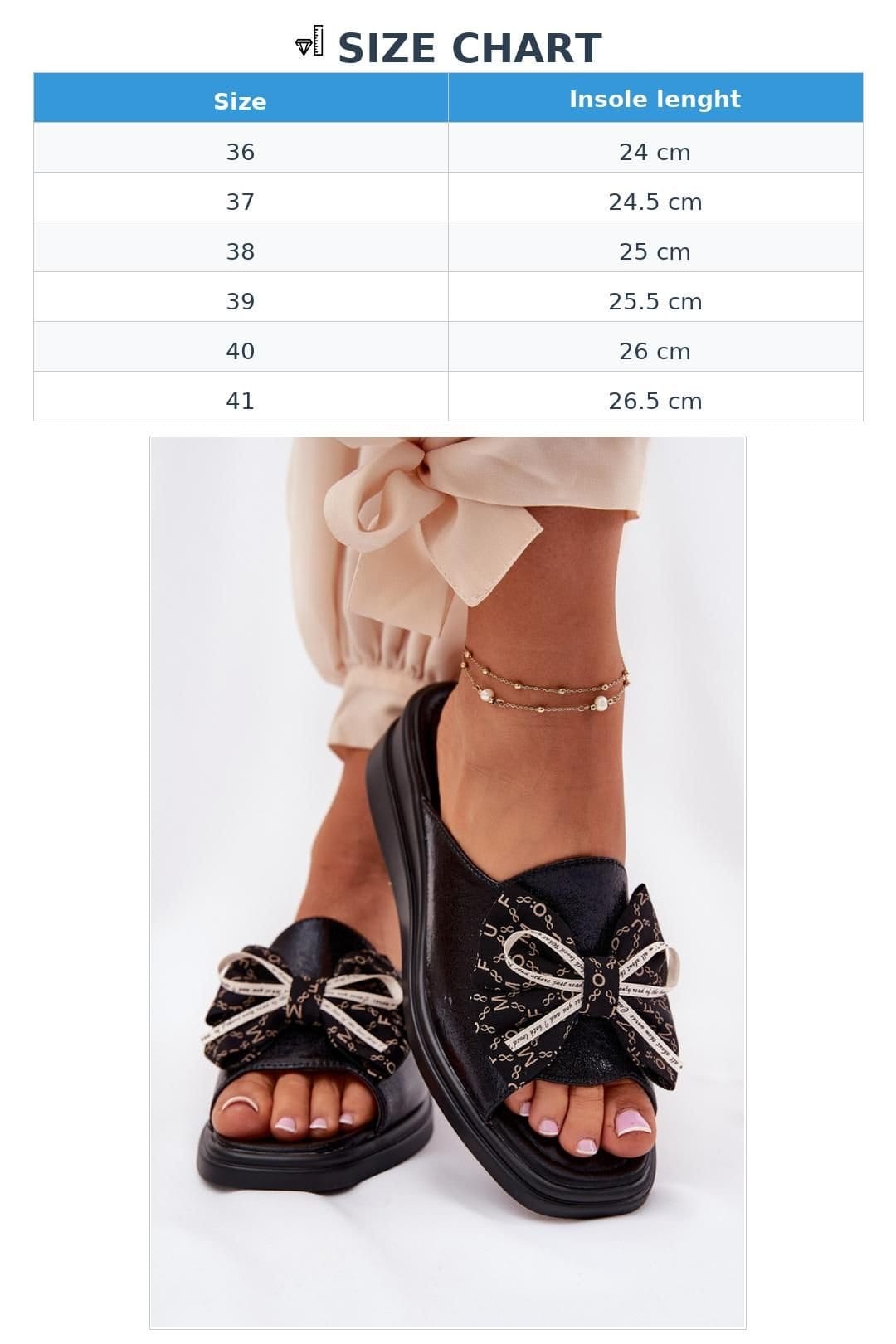 Love Lace Love Lace Women's Jezzi Wedge Sandals with Bow Front Comfort Everyday in Black - 4