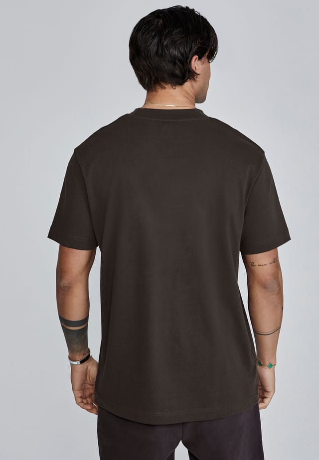 SikSilk SikSilk Men's Signature T-Shirt in Brown - 2