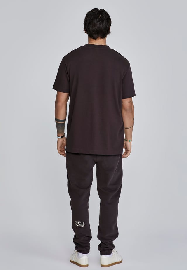 SikSilk SikSilk Men's Signature T-Shirt in Brown - 3