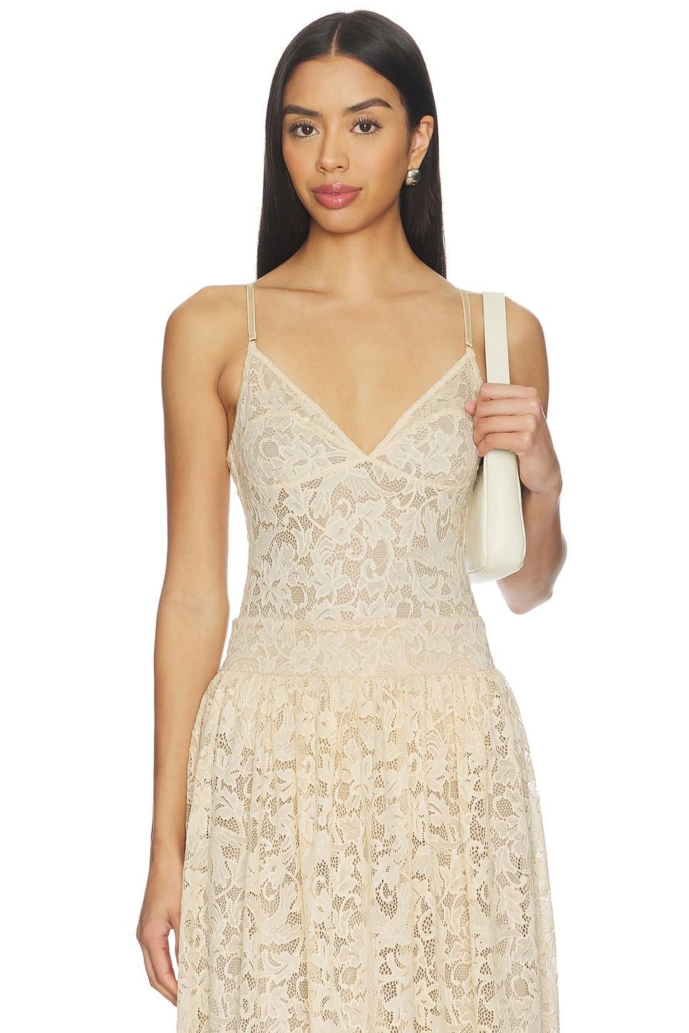 revolve Lace Sleeveless Bodysuit
