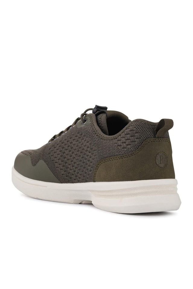 Pavers Pavers Men's Bungee-Laced Memory Foam Shoes in Khaki - 3