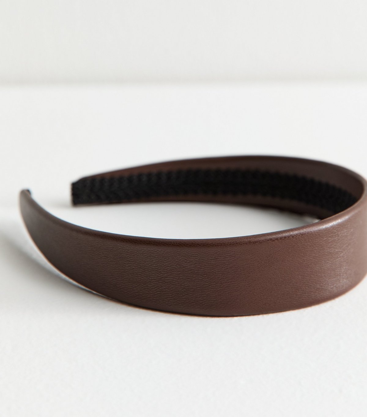 New Look Brown Faux Leather Headband New Look - 3