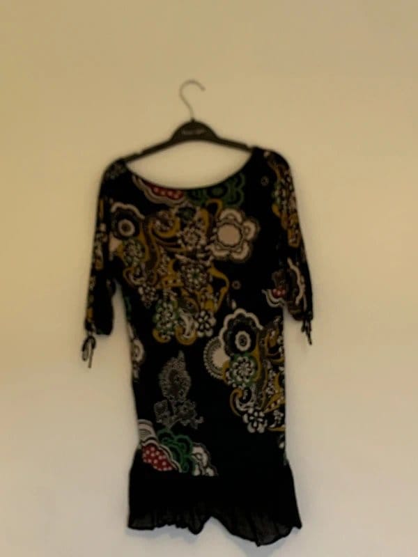 Bershka Multi-Colour Paisley Print Party Dress