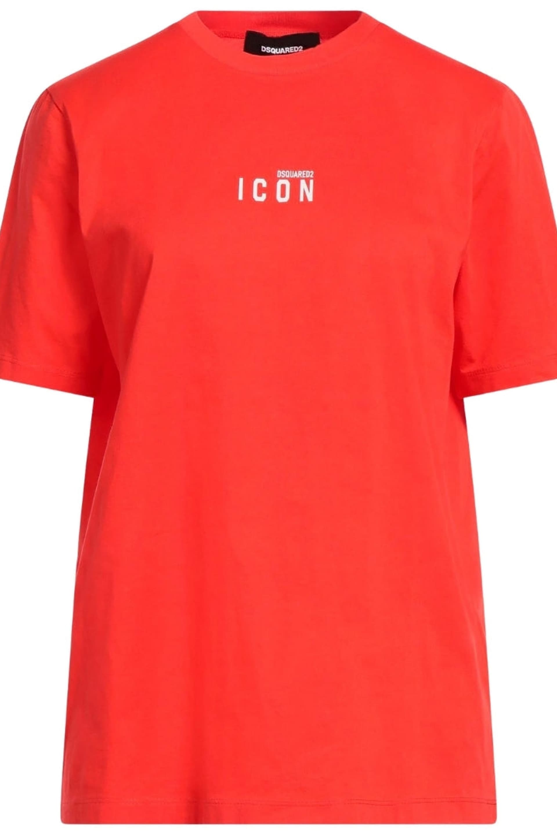 Dsquared2 Dsquared2 Women's Icon Short Sleeve Crew Regular Fit T-shirt in Coral
