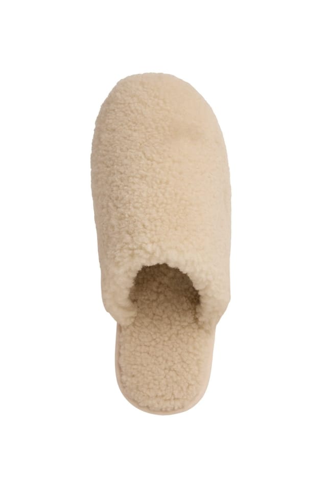 Celtic & Co Celtic & Co Women's Studio Teddy Mule Slippers in Cream - 3