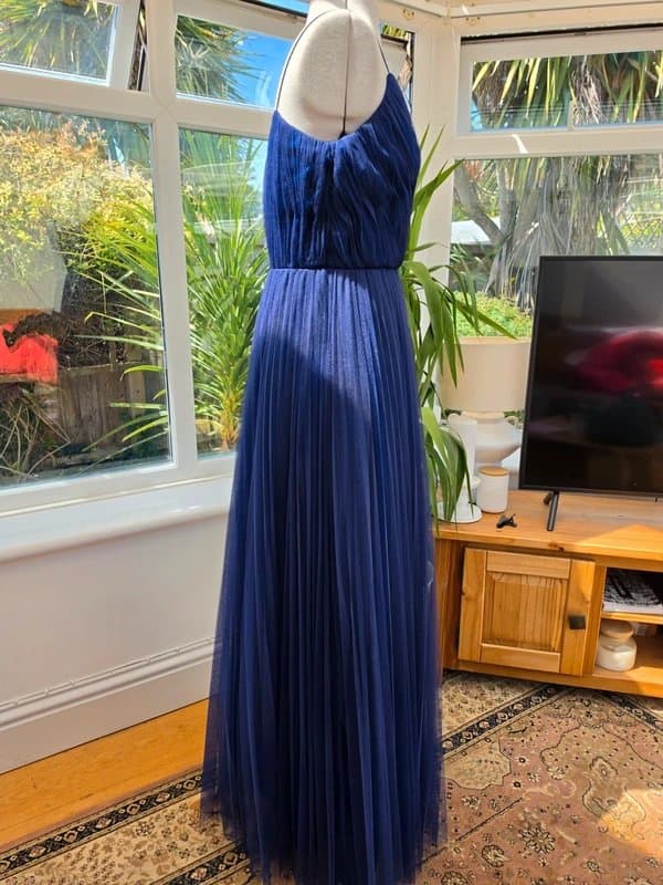 ASOS Beautiful tulle pleated maxi dress