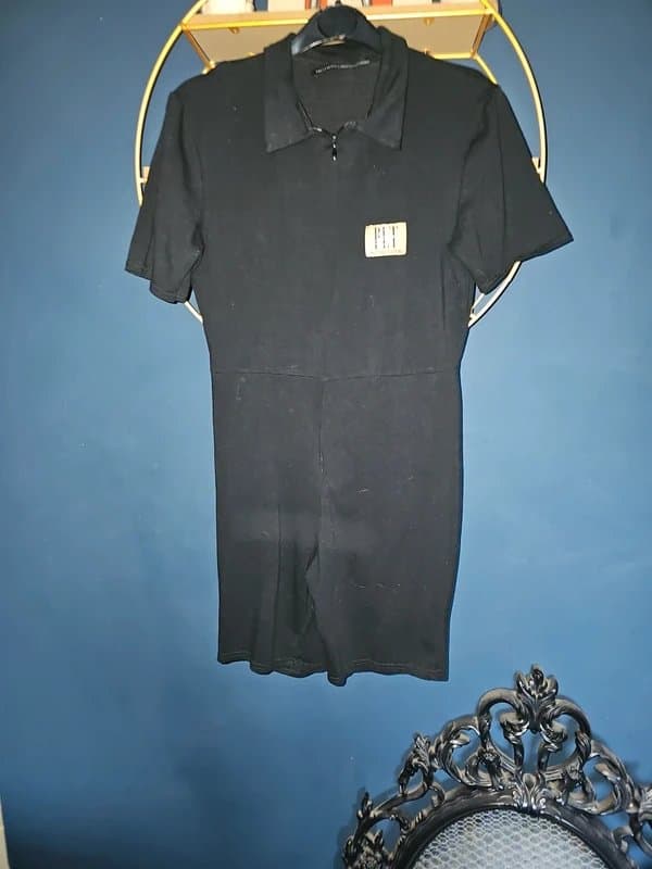 PLT Zip up PLT short playsuit