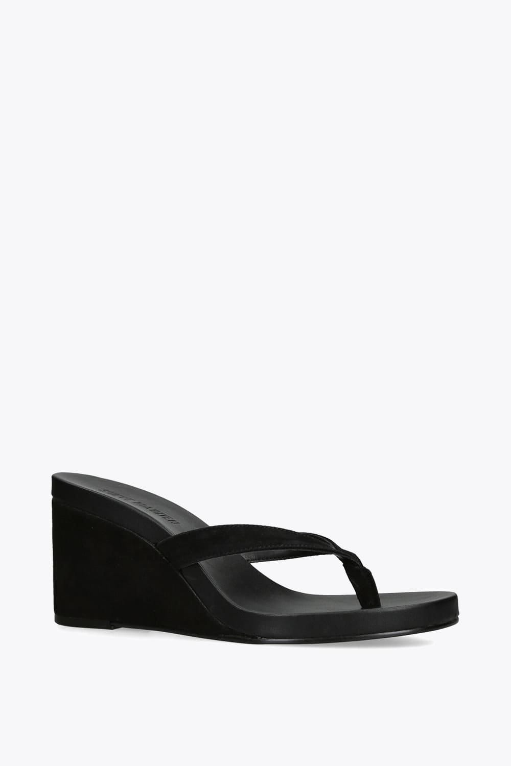 Steve Madden STEVE MADDEN Women's 'Playing' Suede Heels in Black - 4