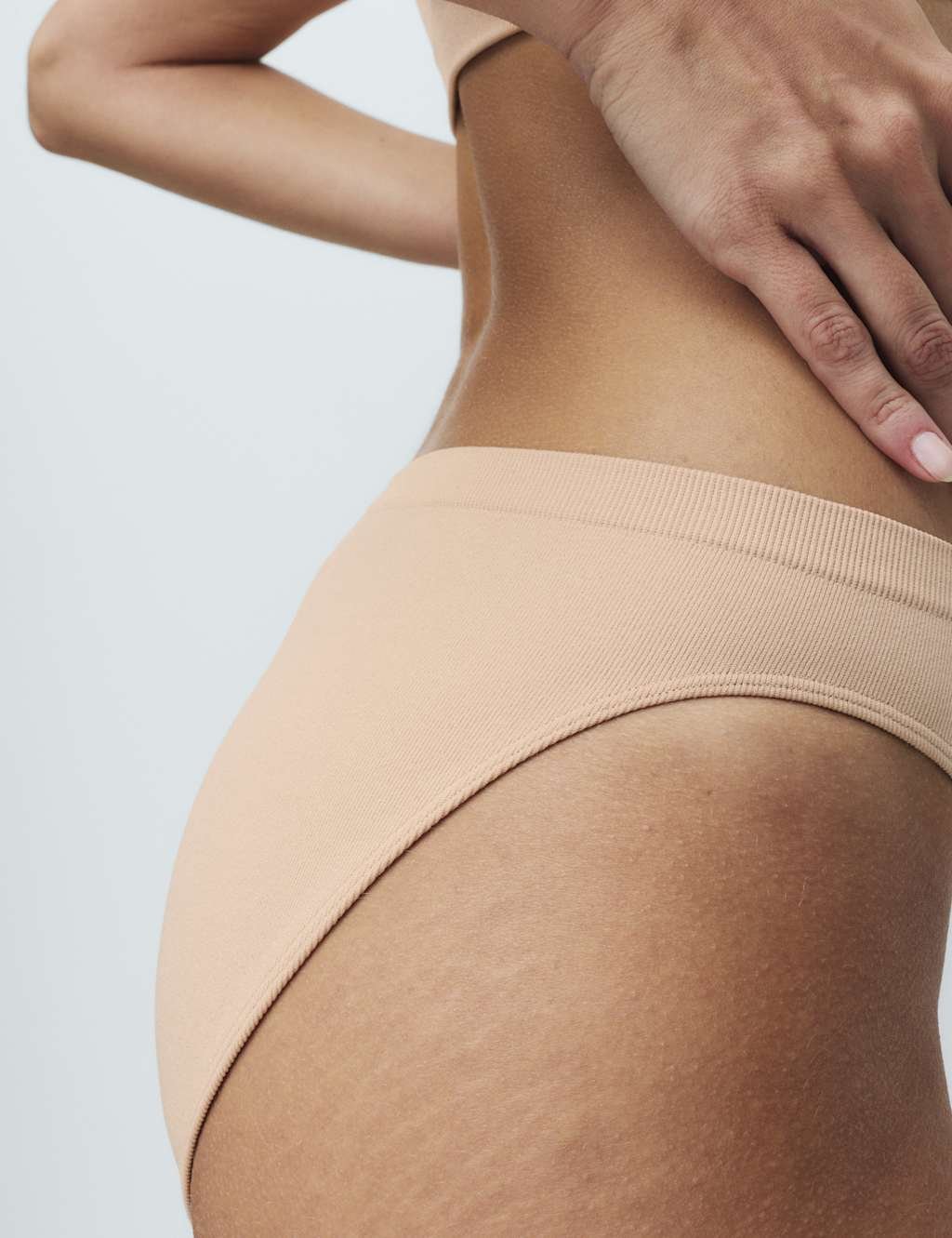 Marks & Spencer M&S 3 Pack Seamless High Leg Knickers Opaline Mix - 2