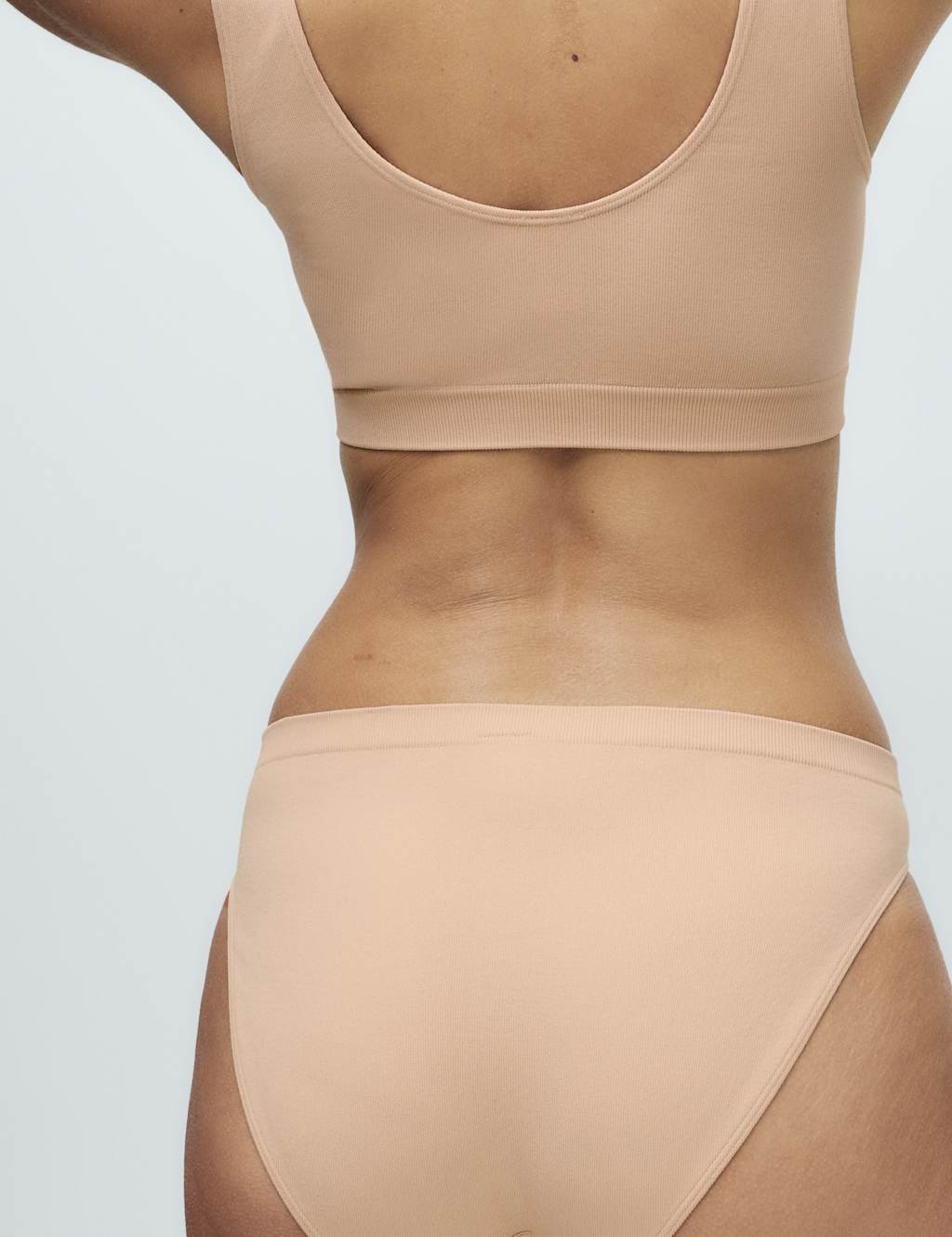 Marks & Spencer M&S 3 Pack Seamless High Leg Knickers Opaline Mix - 3