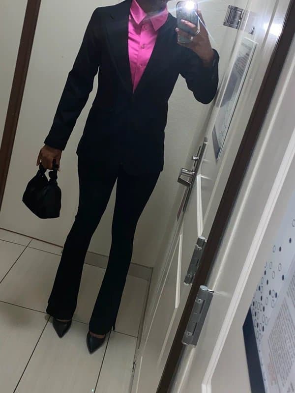Topshop Satin Pink Blouse