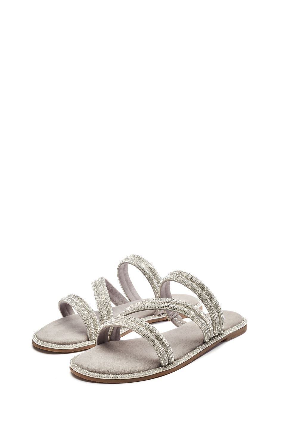 Moda In Pelle Moda In Pelle Women's 'Lilyvalley' Porvair Sandals in Silver - 2