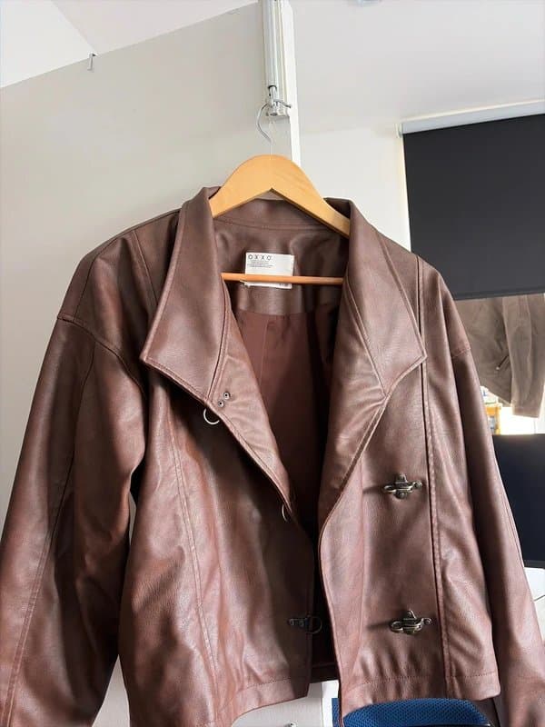 ASOS Brown Leather Jacket