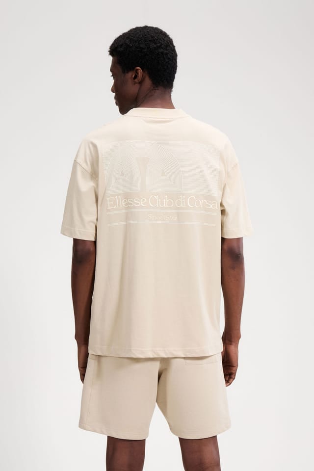 Ellesse Ellesse Men's Club Di Corsa Tee in Stone - 2