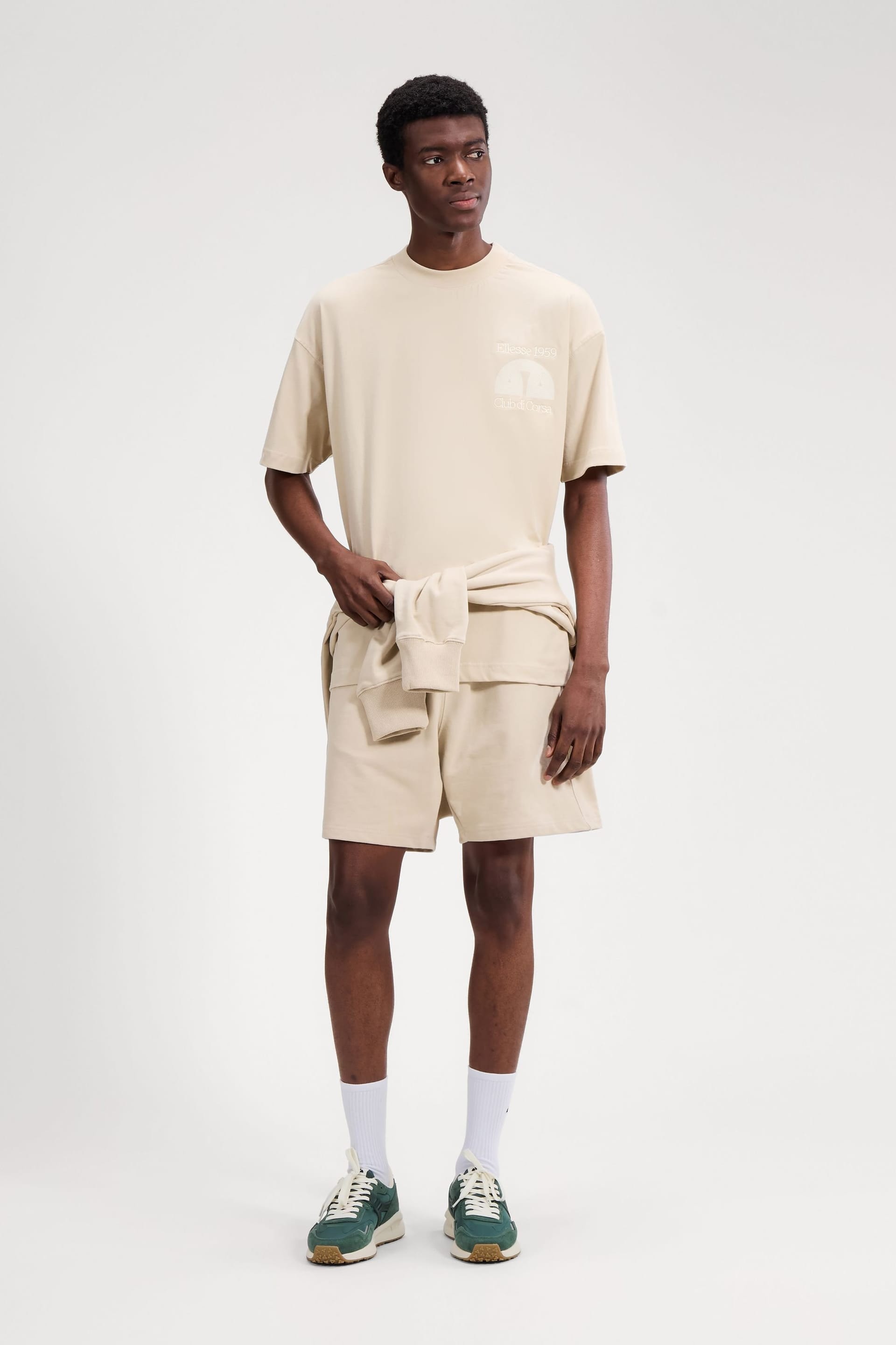 Ellesse Ellesse Men's Club Di Corsa Tee in Stone - 4