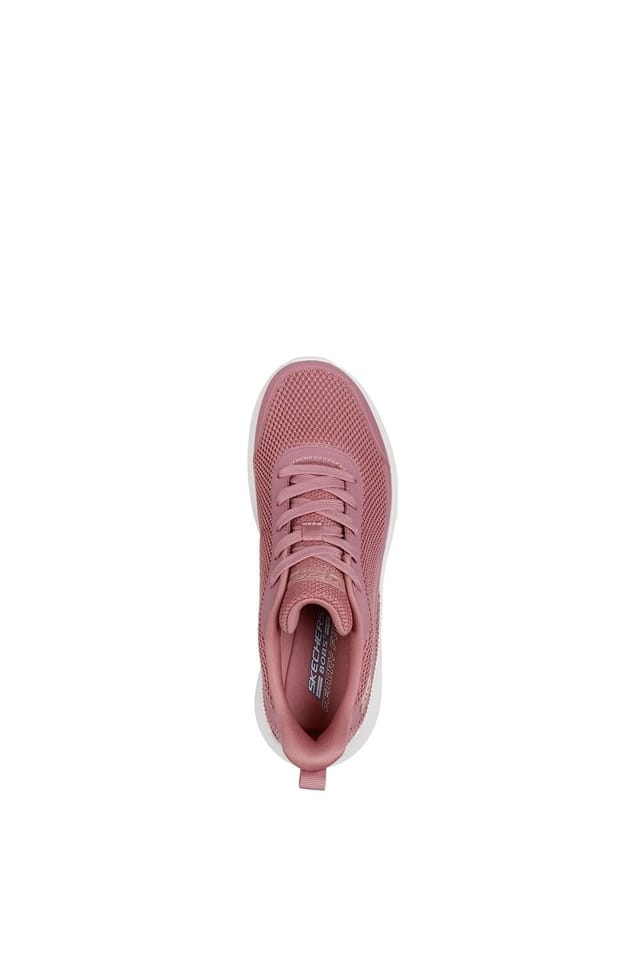 Skechers Skechers Women's Bobs Squad Waves Still Wading Trainers in Rose - 3