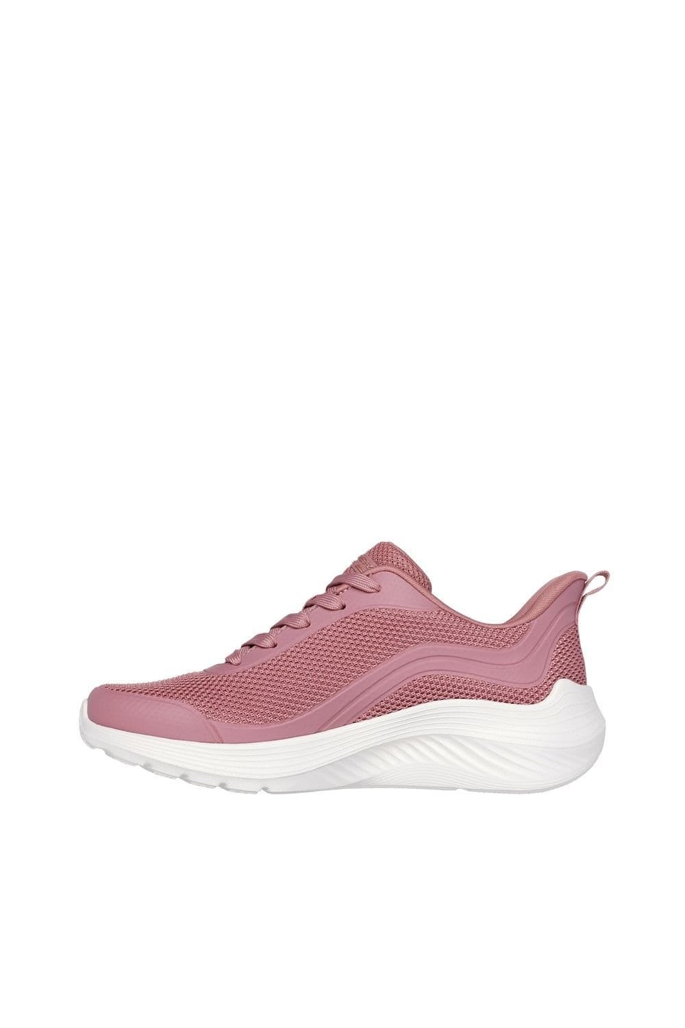 Skechers Skechers Women's Bobs Squad Waves Still Wading Trainers in Rose - 4