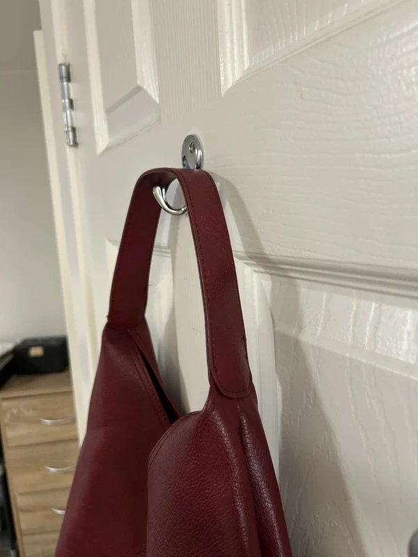 ASOS Red leather-style shoulder bag - 1