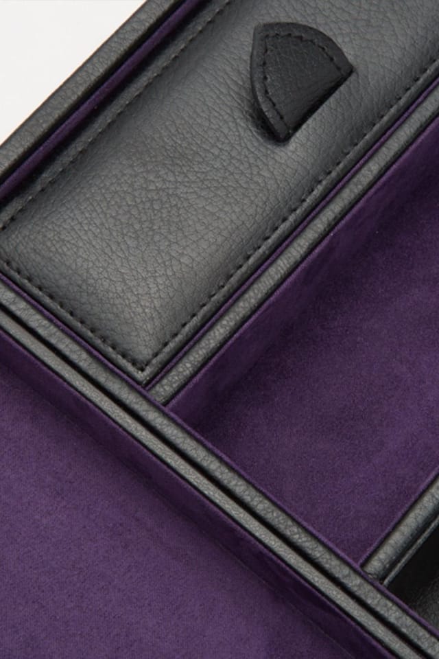 Wolf WOLF Men's Blake Valet Tray With Cuff in Black - 3