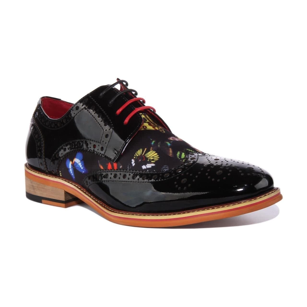 JUSTINREESS ENGLAND JUSTINREESS ENGLAND Men's 'Julius' Leather Shoes in Black