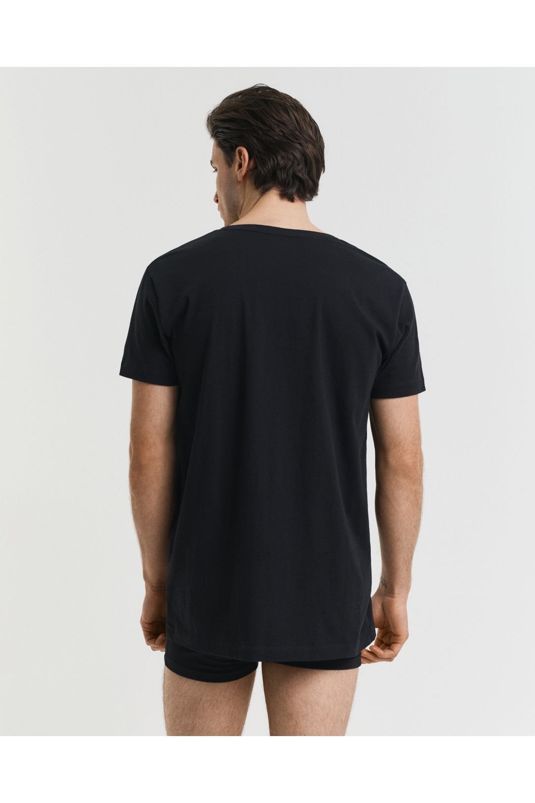 Gant Gant Men's Crew Neck T-Shirt 2 Pack Black - 4