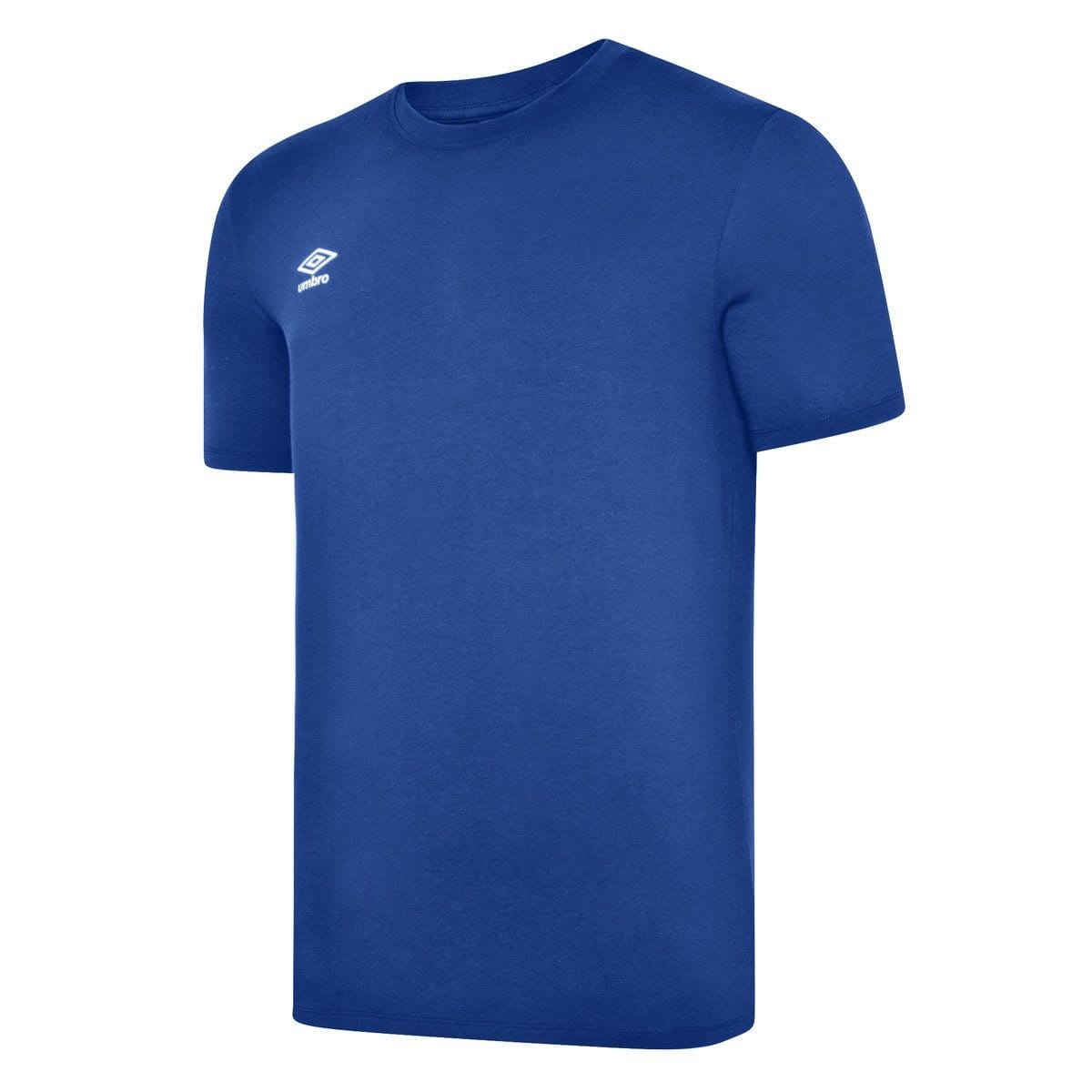 Umbro Men's Club Leisure T-Shirt in Mid Blue