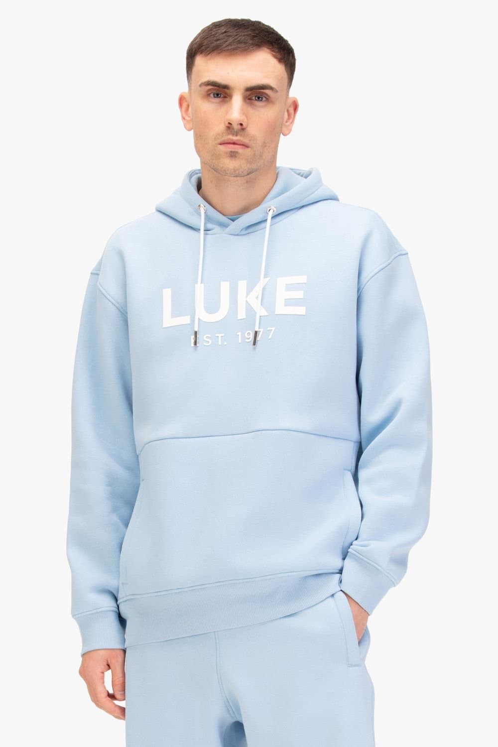 Luke 1977 Luke 1977 Men's Grand Hoodie in Light Blue