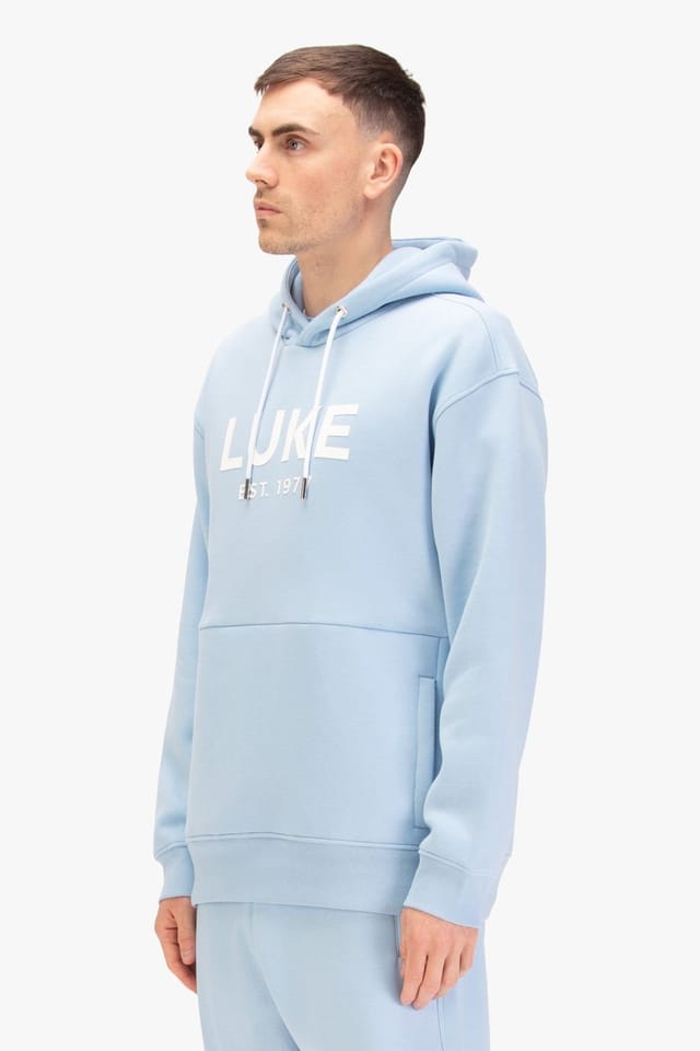 Luke 1977 Luke 1977 Men's Grand Hoodie in Light Blue - 3