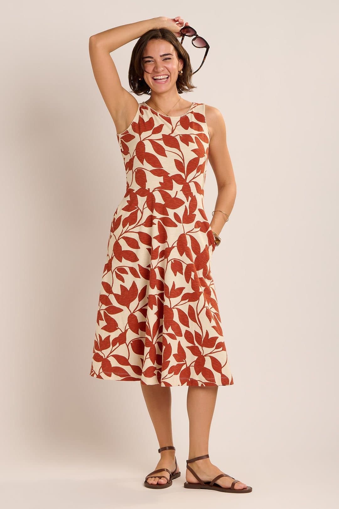 Brakeburn Brakeburn Women's ADLA DRESS in Brown