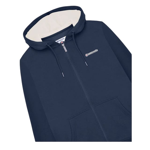 Lambretta Lambretta Men's Full Zip Hoodie in Navy - 3