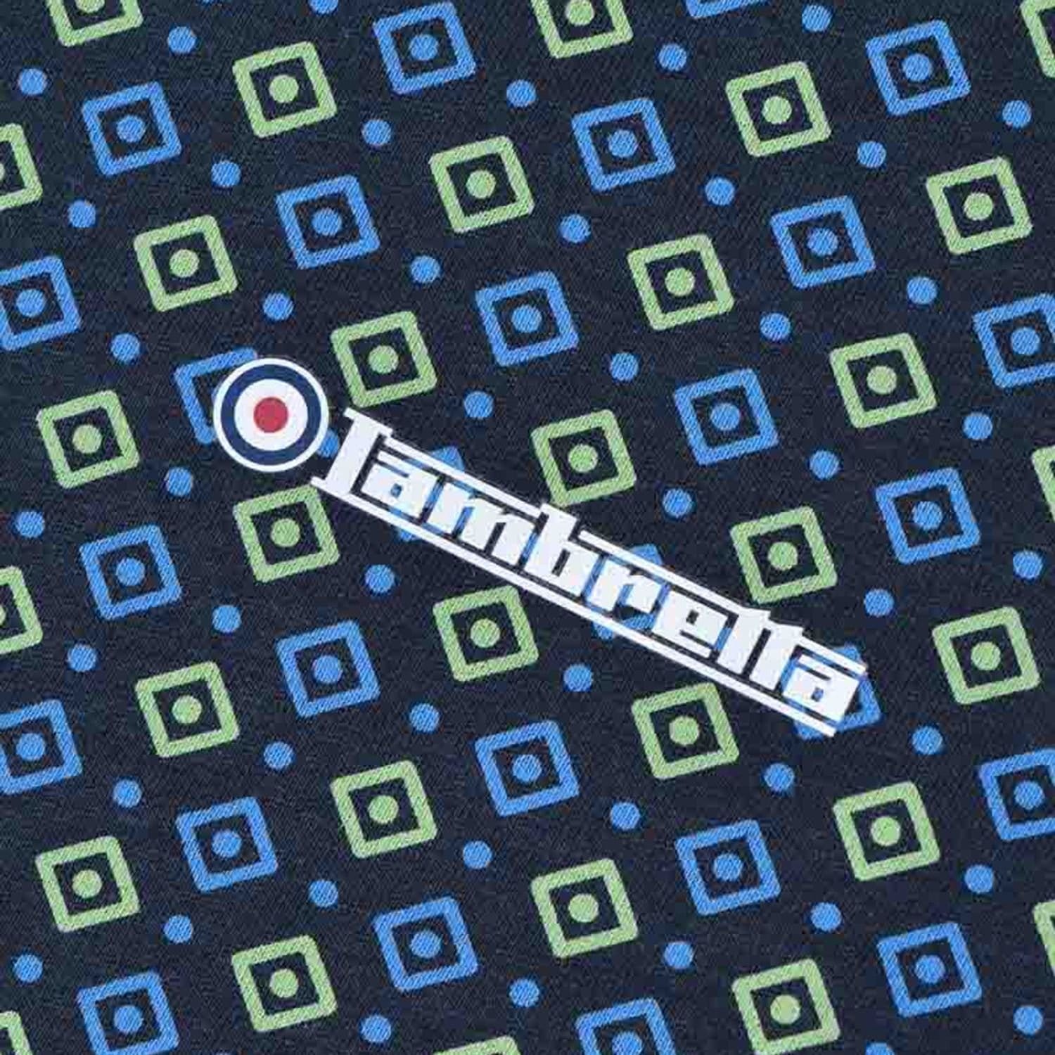 Lambretta Lambretta Men's SS25 Geometric T-Shirt in Navy - 4
